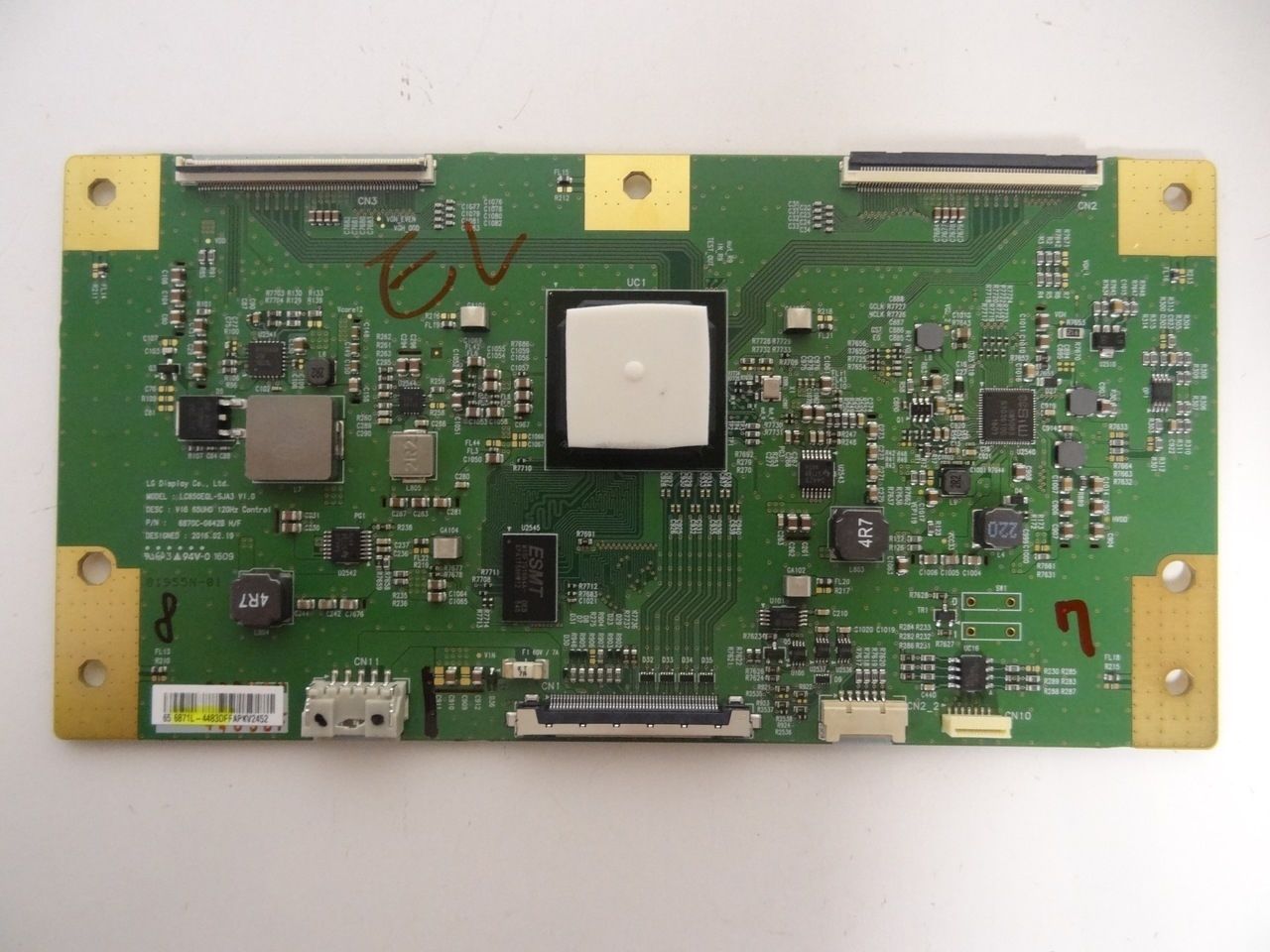 Sony XBR-65X750D T-Con Board (6870C-0642B) 6871L-4483D - Click Image to Close